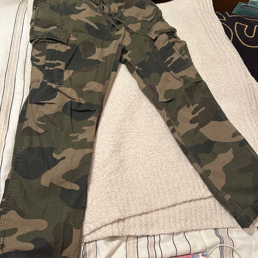 Aeropostale Camouflage Straight Leg Pants